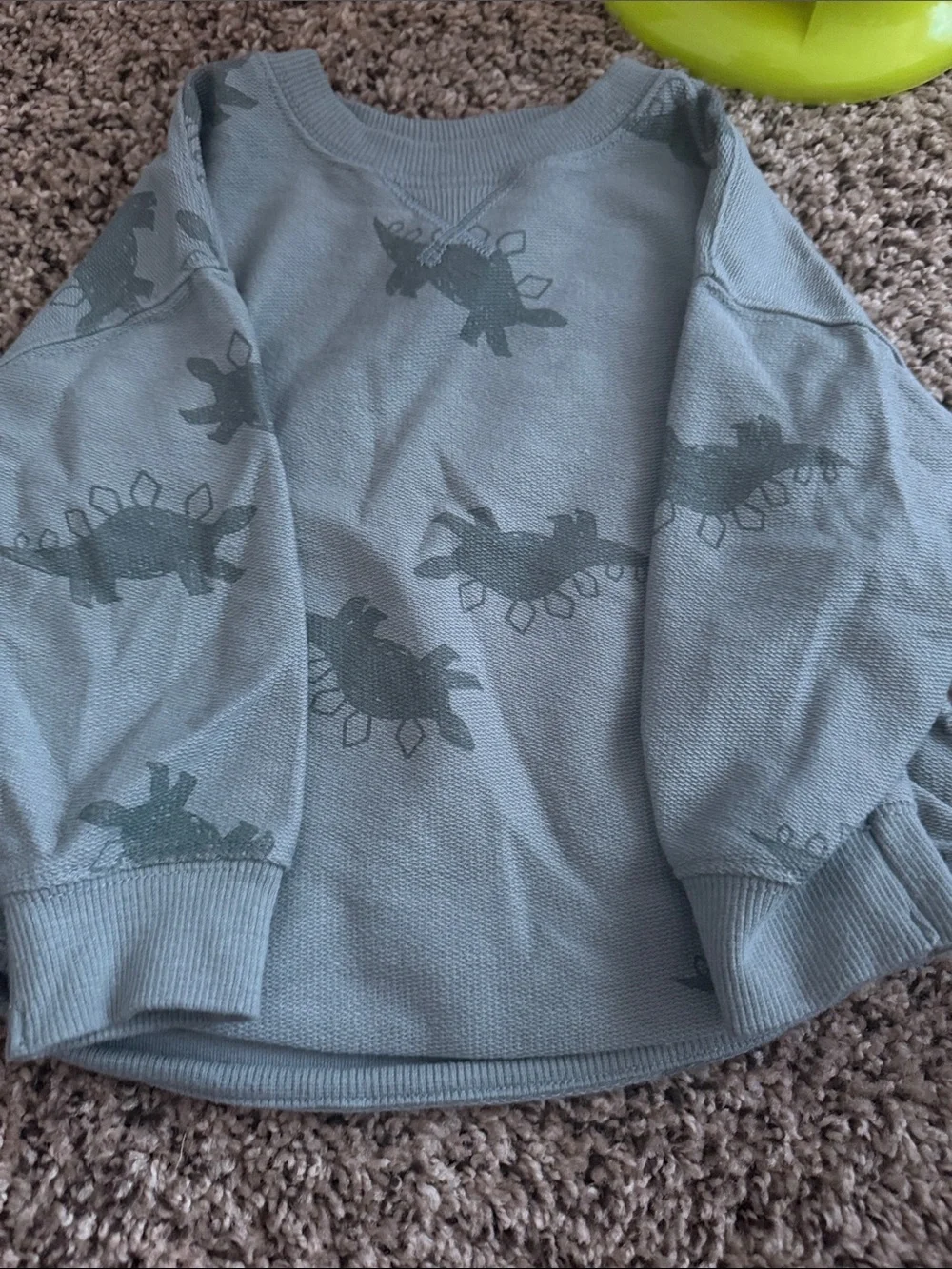 Carter's Light Blue Dinosaur Print Long Sleeve Top